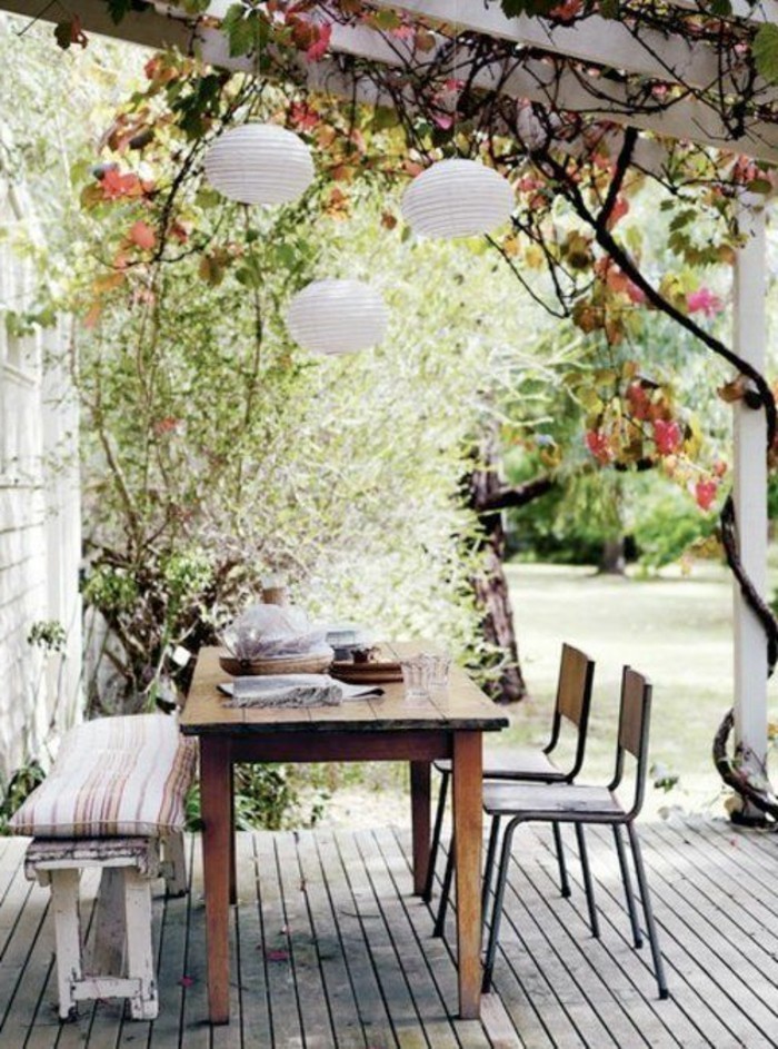 Mi-hermosa-jardín-Sitzgruppe-terraza de madera casa-jardín