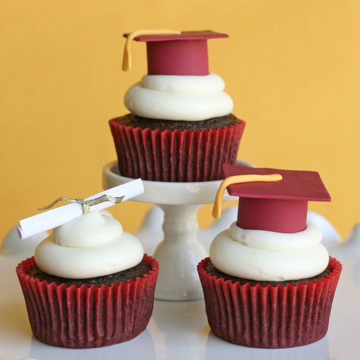 muffins-décorez-lycée-cupkace-déco en rouge