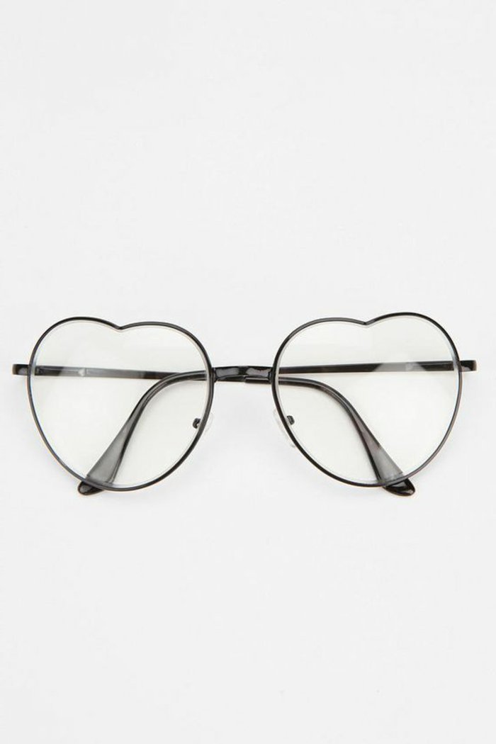 Nerd γυαλιά-χωρίς-αμύλου με σχήμα καρδιάς