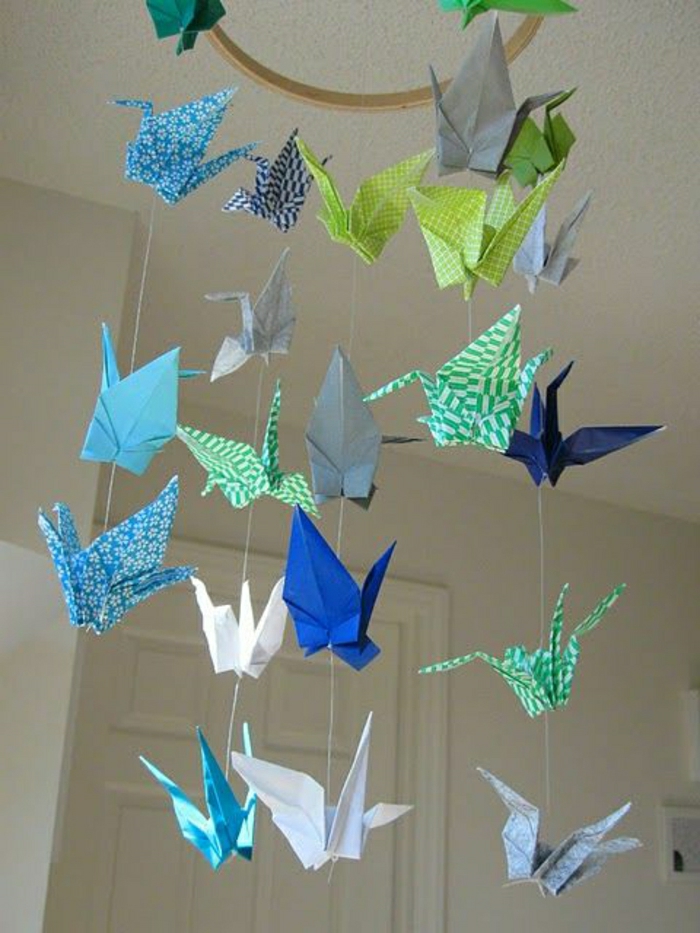 Grue-Mobile Origami Nursery