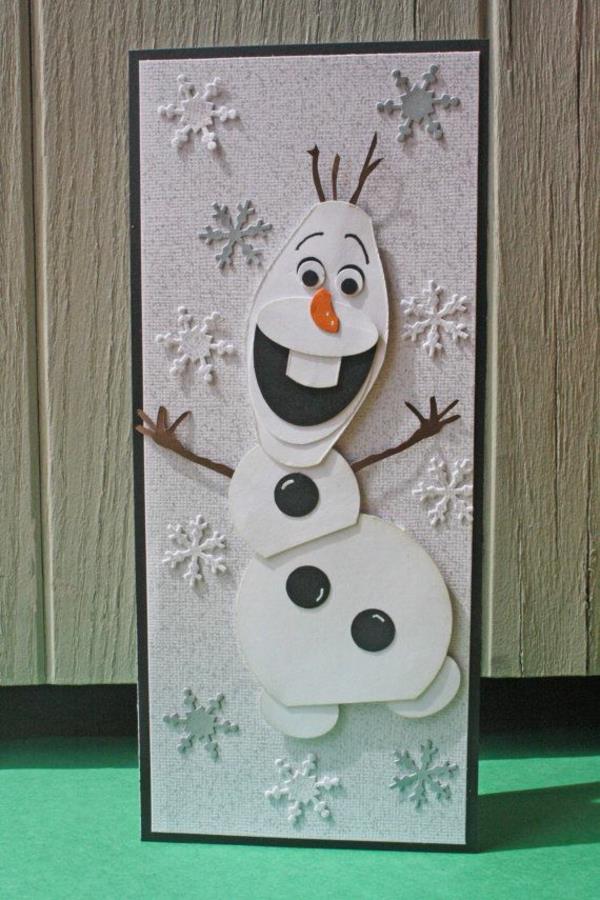 Alkuperäiset ideat joulukortin suunnitteluun Disney Frozen