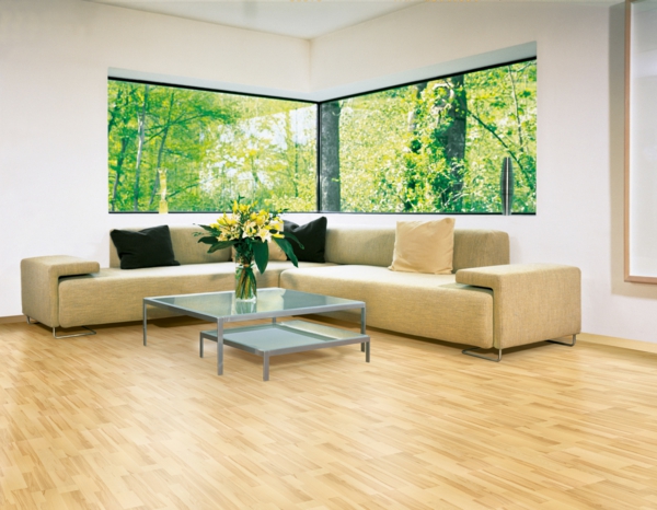 Parkett_Hornbach拼花地板，通过-A-舒适，温馨的氛围，在到户