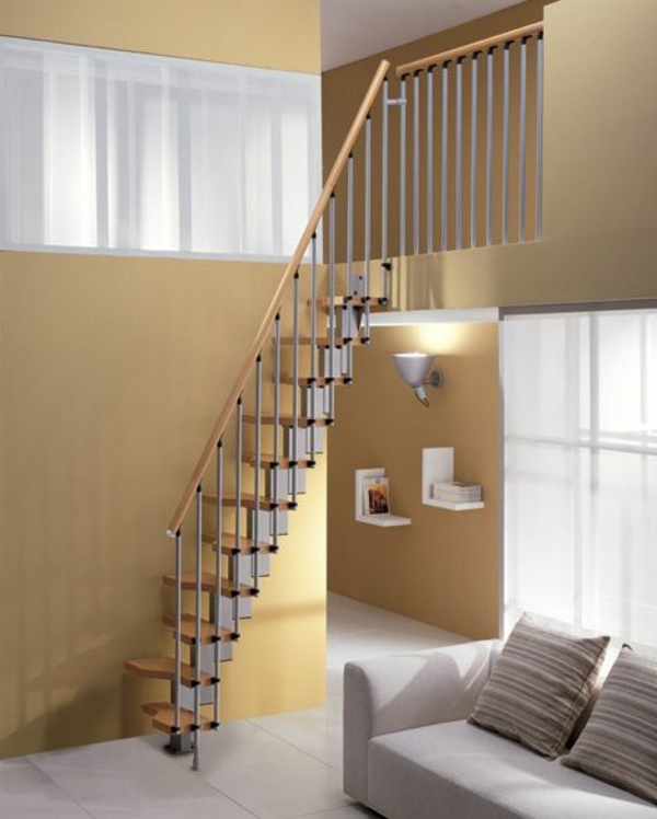 escalier petit gain de place appartements Wohnidee