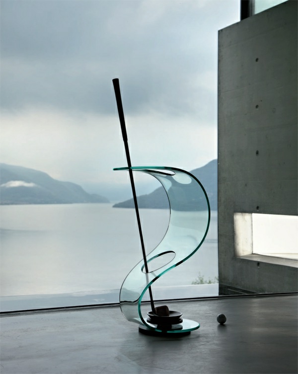 soporte de vidrio paraguas idea de diseño