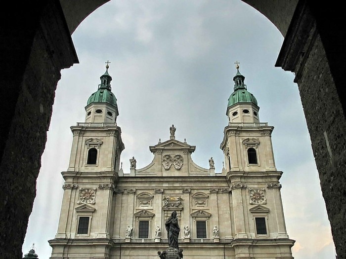 سالزبورغ كاتدرائية-الباروك العمارة ميزات