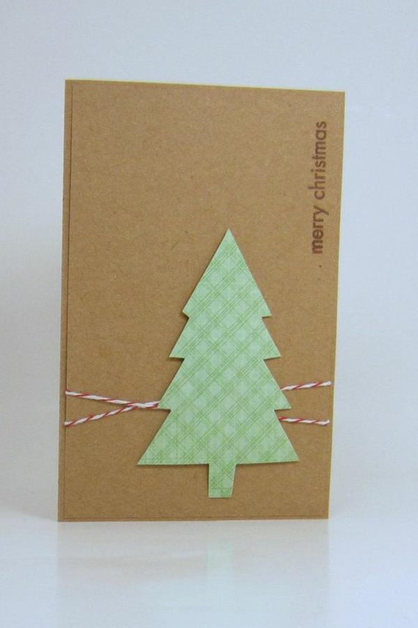 क्रिसमस कार्ड-देवदार-पेड़ के लिए-सुंदर-विचार-के-डिजाइन