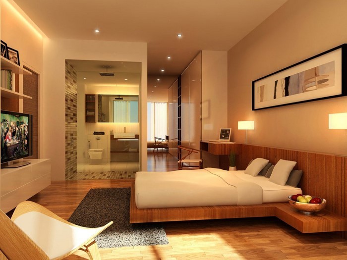 Спалня-цвят с един модерен дизайн