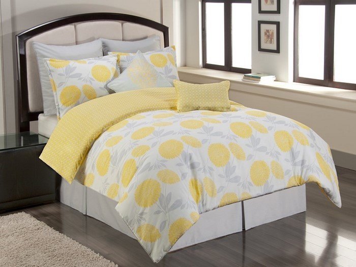 Spavaća soba boje-dizajn-s-žuto-A-upečatljiv dizajn