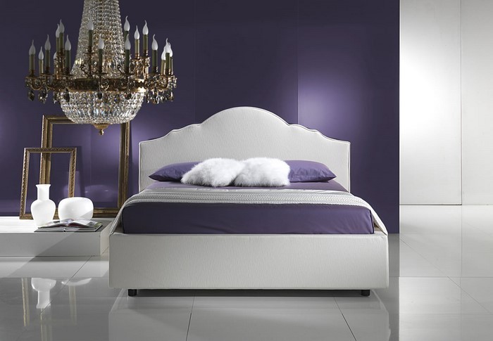 Makuuhuone-violetti-Moderni-päätös