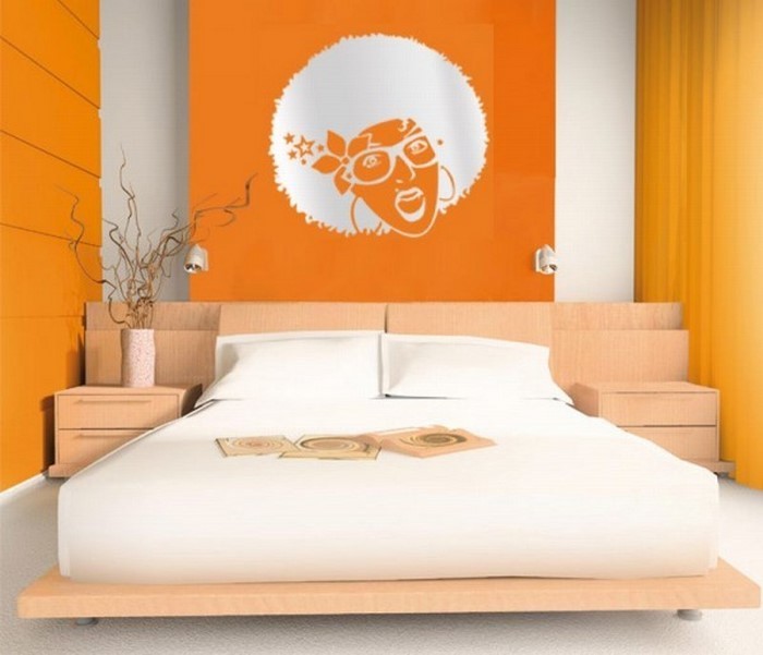 बेडरूम नारंगी-ए-महान डिजाइन