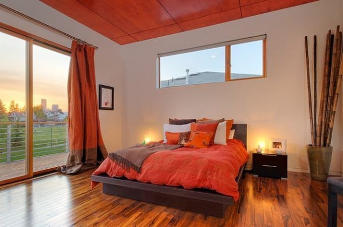 बेडरूम नारंगी-ए-रचनात्मक उपकरण
