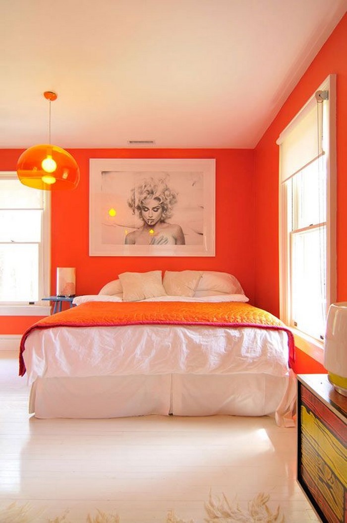 बेडरूम नारंगी-ए-महान करिश्मे