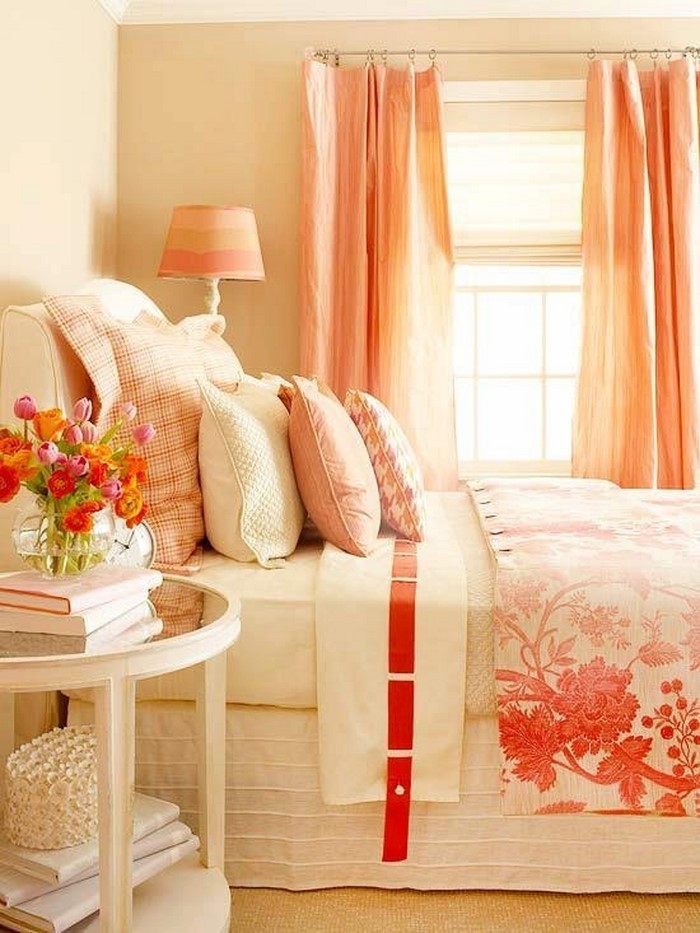 बेडरूम नारंगी-ए-सुंदर-निर्णय