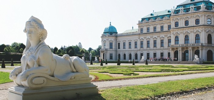 Castle Belvedere Wien-Itävalta-barokkipiirteitä-tilassa in-the-arkkitehtuuri