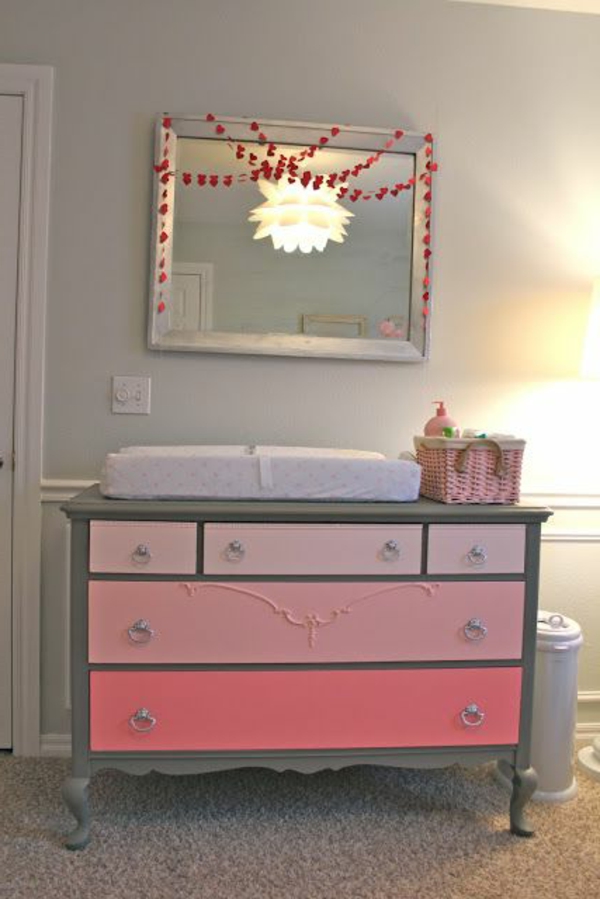 Cabinet en rose-teintes de-la-chambre