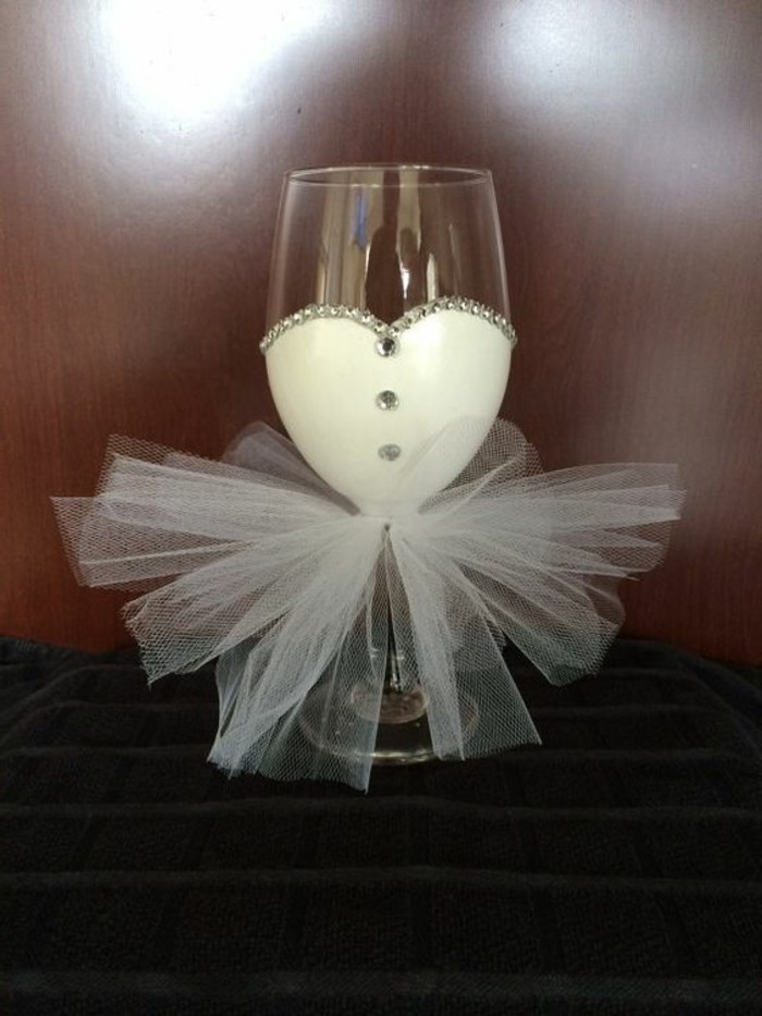 Champagne lasi-flirttaileva koristelu soveltuu-for-häät