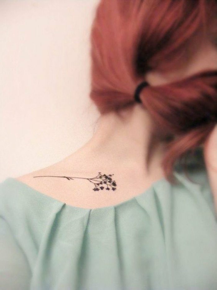 纹身图案 - 一个很微妙的花