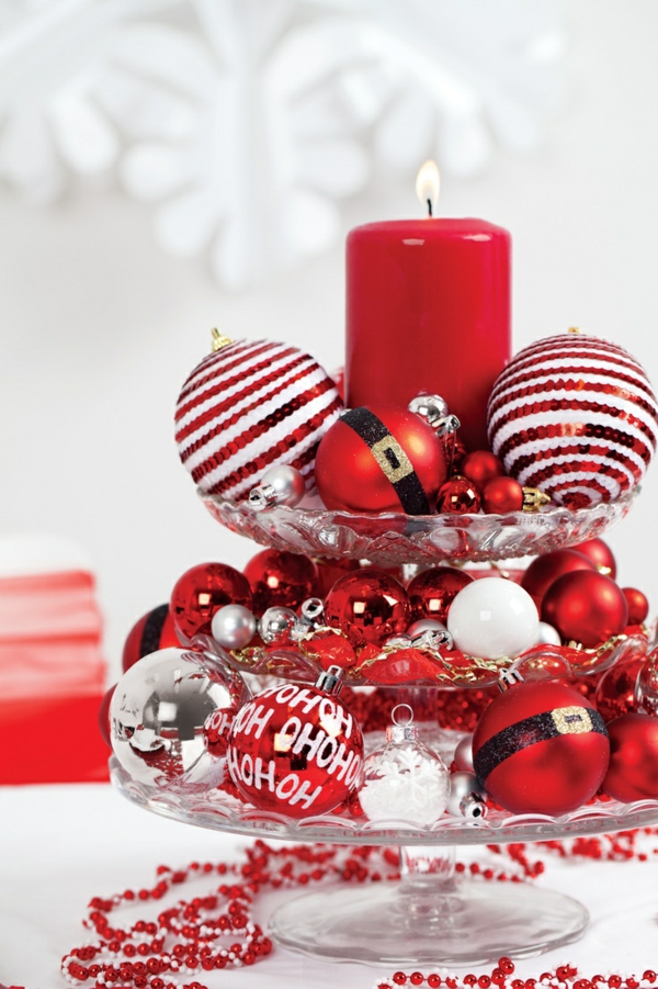 Kattaukseen joulupöytään koristeluun Christmas Ideat Ideat Punainen