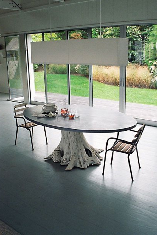 table Driftwood conception idée Parlor