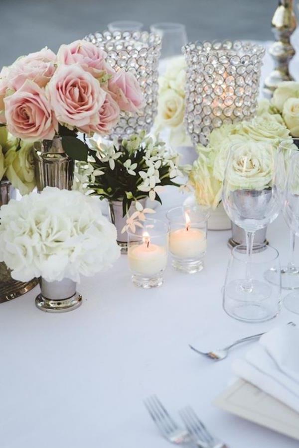 חתונה-עדין-פרח וינטג הסדרים-ידי-שולחן