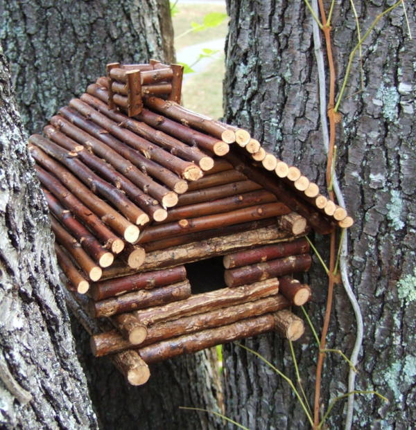 -Vogel بطانة البيت من الخشب نفسه صنع فكرة