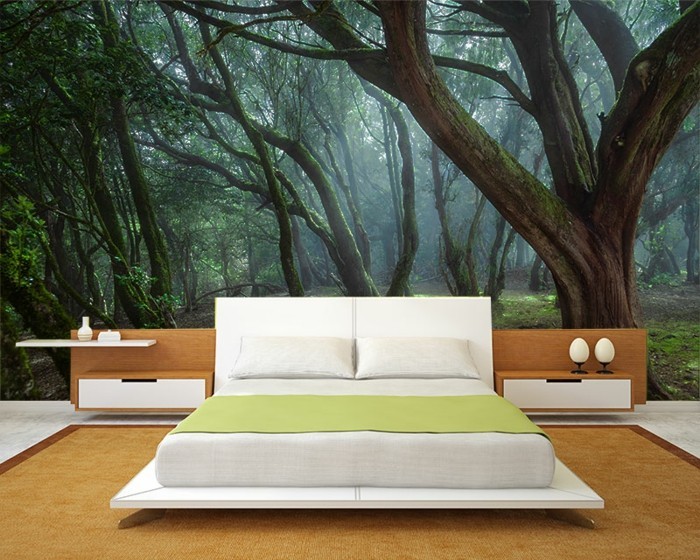 Wanddeko卧室作为一种森林
