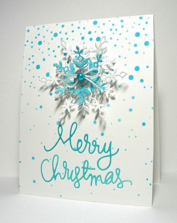 क्रिसमस कार्ड खुद-मेकअप बर्फ़