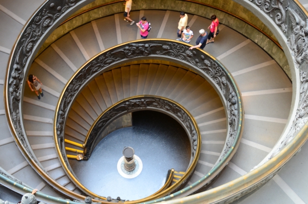 σπιράλ σκάλες - Βατικανό μουσείο