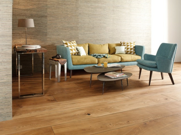 - 客厅设计装饰的想法换家庭内部与 - 木地板