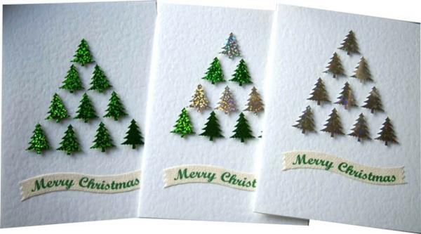 Idées merveilleuses pour le design de cartes de Noël-