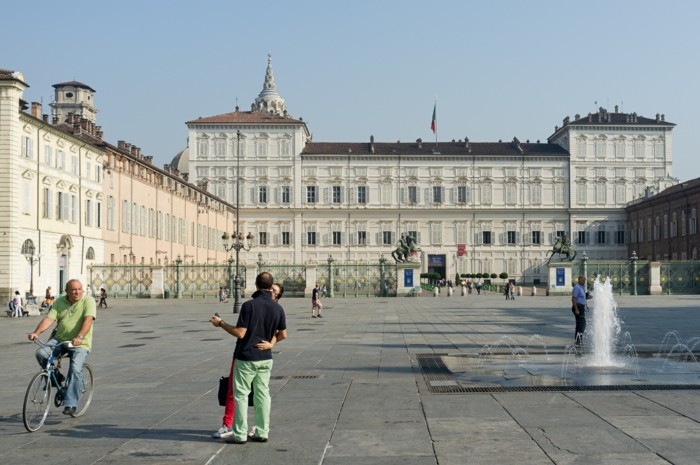 arkkitehtuurin ja taiteen - barokki kuninkaallinen palatsi Torino Italiassa