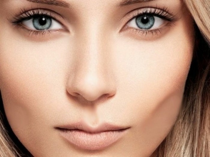 szem-smink-natural-look-naturel-szép-nő-szőke kék szemek