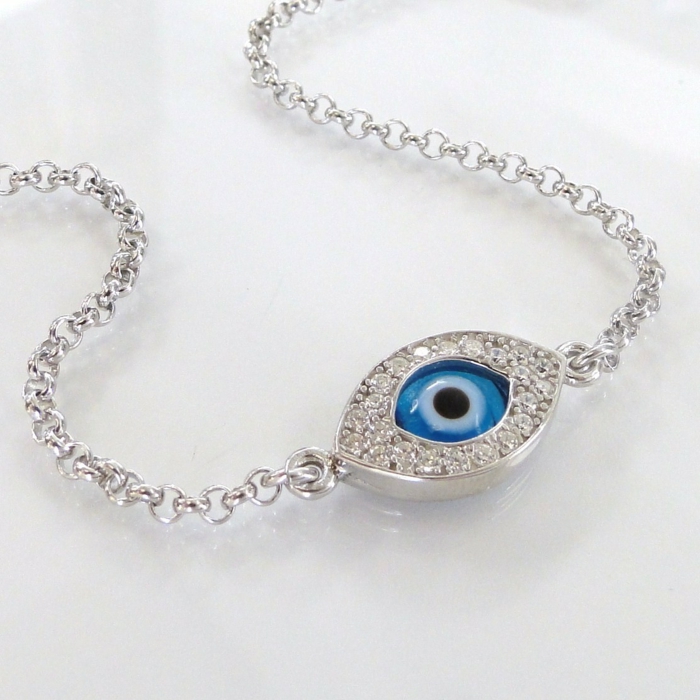 معنى العين لون التركية العين الزرقاء حارس سوار ملاك فكرة أو سلسلة مجوهرات
