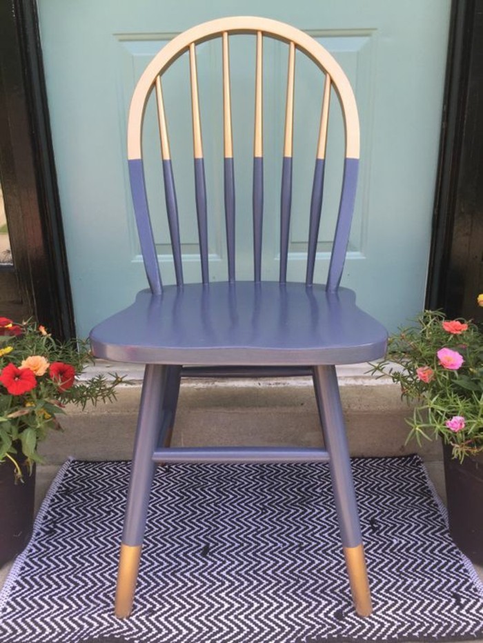 a partir de edad-nueva-make-silla-en-púrpura-y-oro-pintado de flores alfombra ollas-Flores