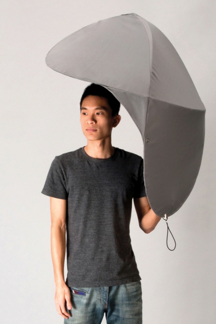 fantaisie-parapluies-conception en gris extravagants