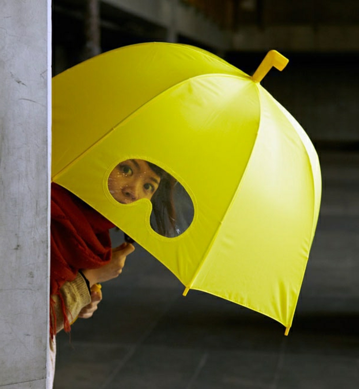 fancy-ομπρέλες-κίτρινο-design