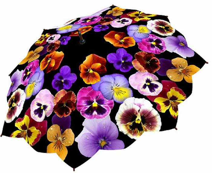 fancy-ομπρέλες-όμορφο λουλούδι μοτίβα