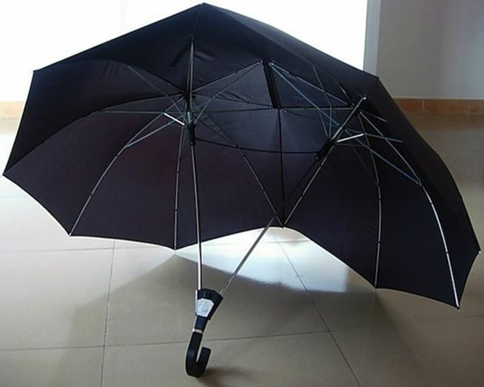 fantaisie-parapluies-deux-modèles-en-un noir couleur