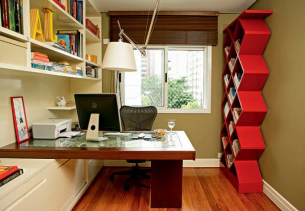 Γραφεία-make-a-μικρό-bedroom-με-ένα schraibtisch