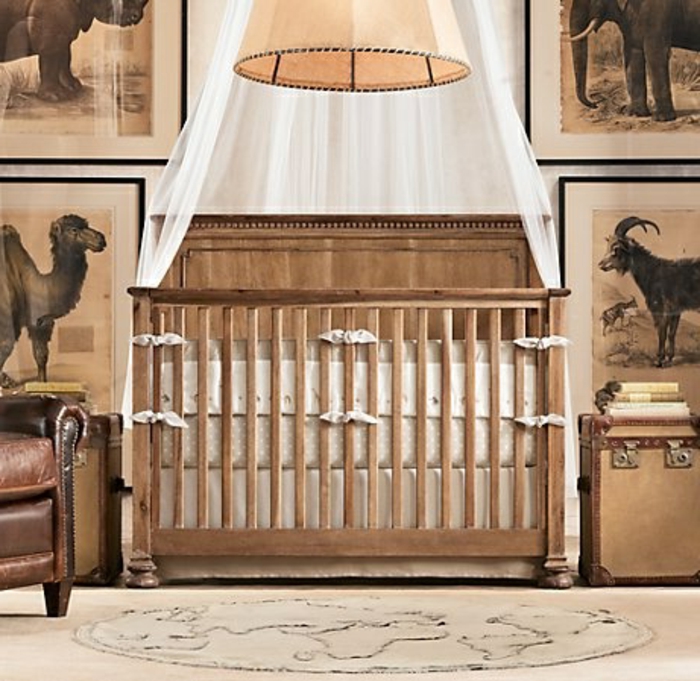 babyroom-дизайн-дървени легла