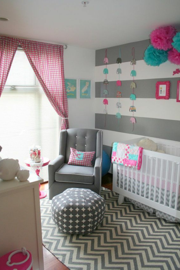 babyroom-дизайн-розово-красиви завеси