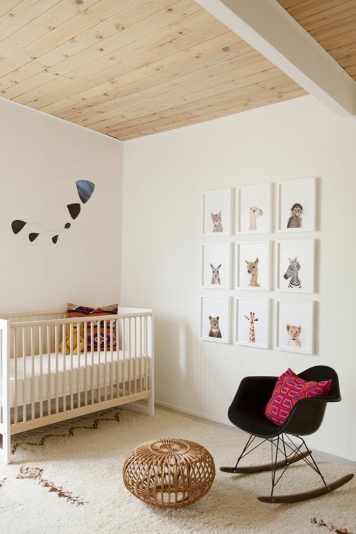 babyroom-дизайн-много изображения на стената