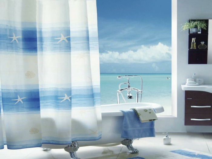 kylpyhuonekalusteet ideoita Blue-Interieur