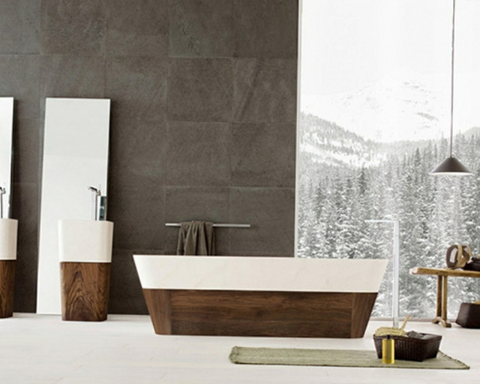 kylpyhuonekalusteet-ideoita-alkuperäinen-harmaa-suunnittelu
