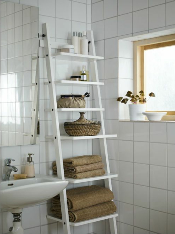 बाथरूम - हेड के- लकड़ी-इन-घर में व्यावहारिक-विचारों के लिए उपकरण