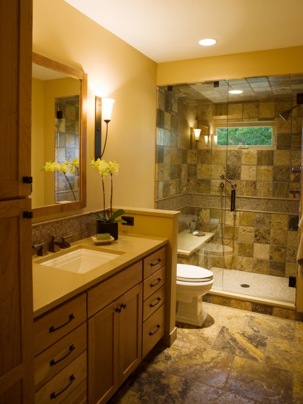 kylpyhuone ylellinen tyylikäs laatta ja suihkuhuone - luovat kylpyhuoneen laatat ideoita