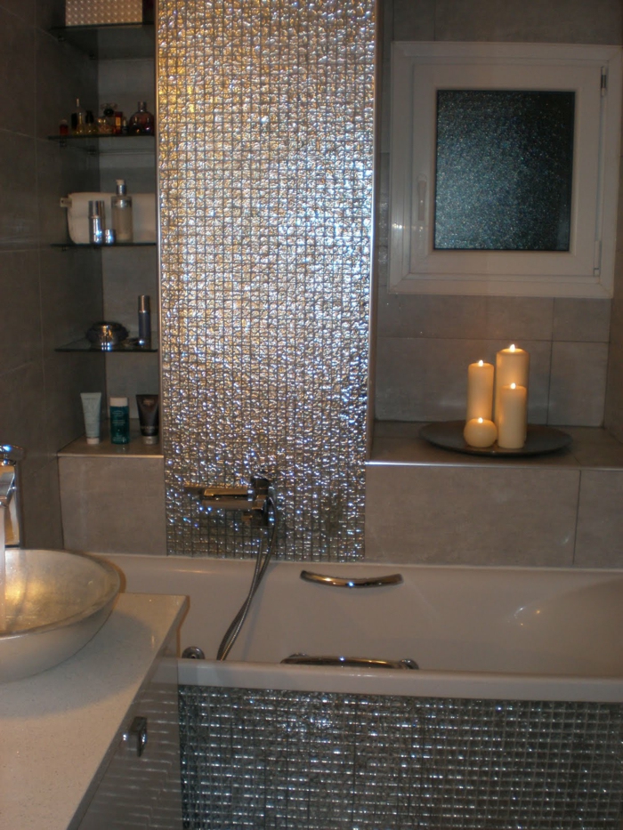 浴室，用马赛克 - 美丽 - 设计 - 超看看