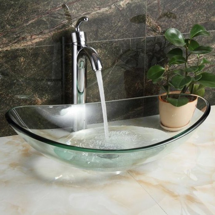 баня с дизайна идеи Modern-Бадер-мивка-на-стъкло