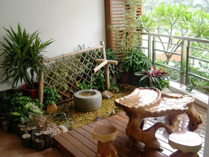 balcón-decoración-hermosa-verde-planta