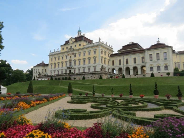 barokki mullistava arkkitehtuuri-Residence Castle Ludwigsburg